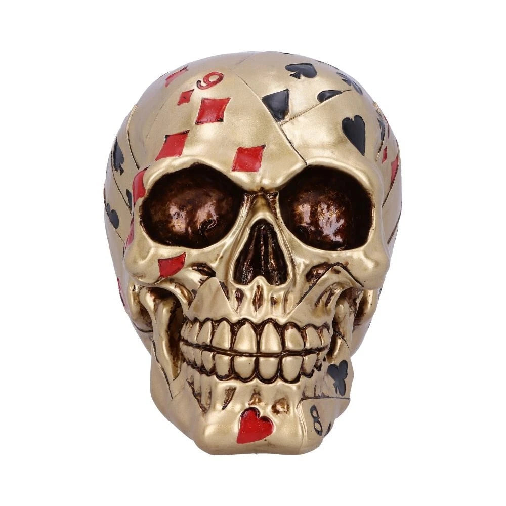 Nemesis Now Dead Man's Hand - Gold 15cm