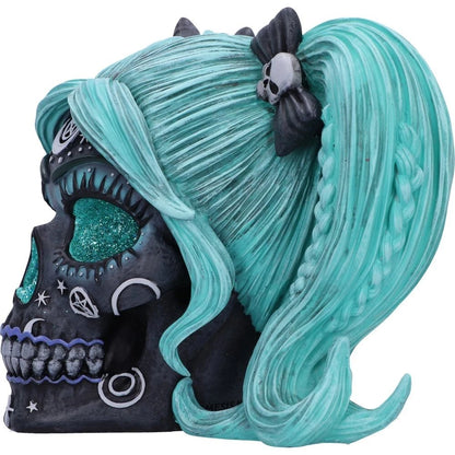 Nemesis Now Drop Dead Gorgeous - Cute and Cosmic Witchy Doll Skull 19.5cm