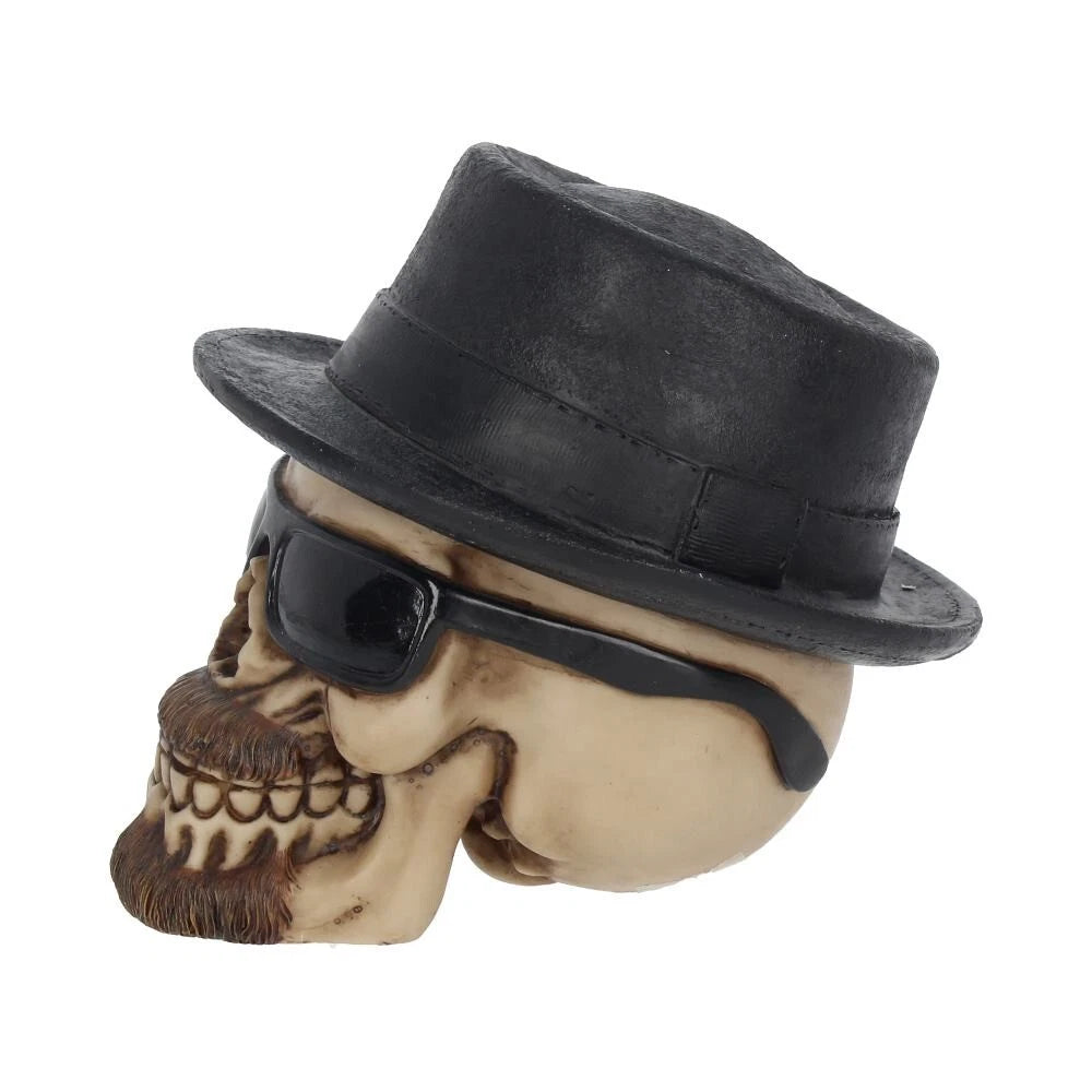 Nemesis Now Small Badass Hat and Sunglasses Skull Figurine 14cm