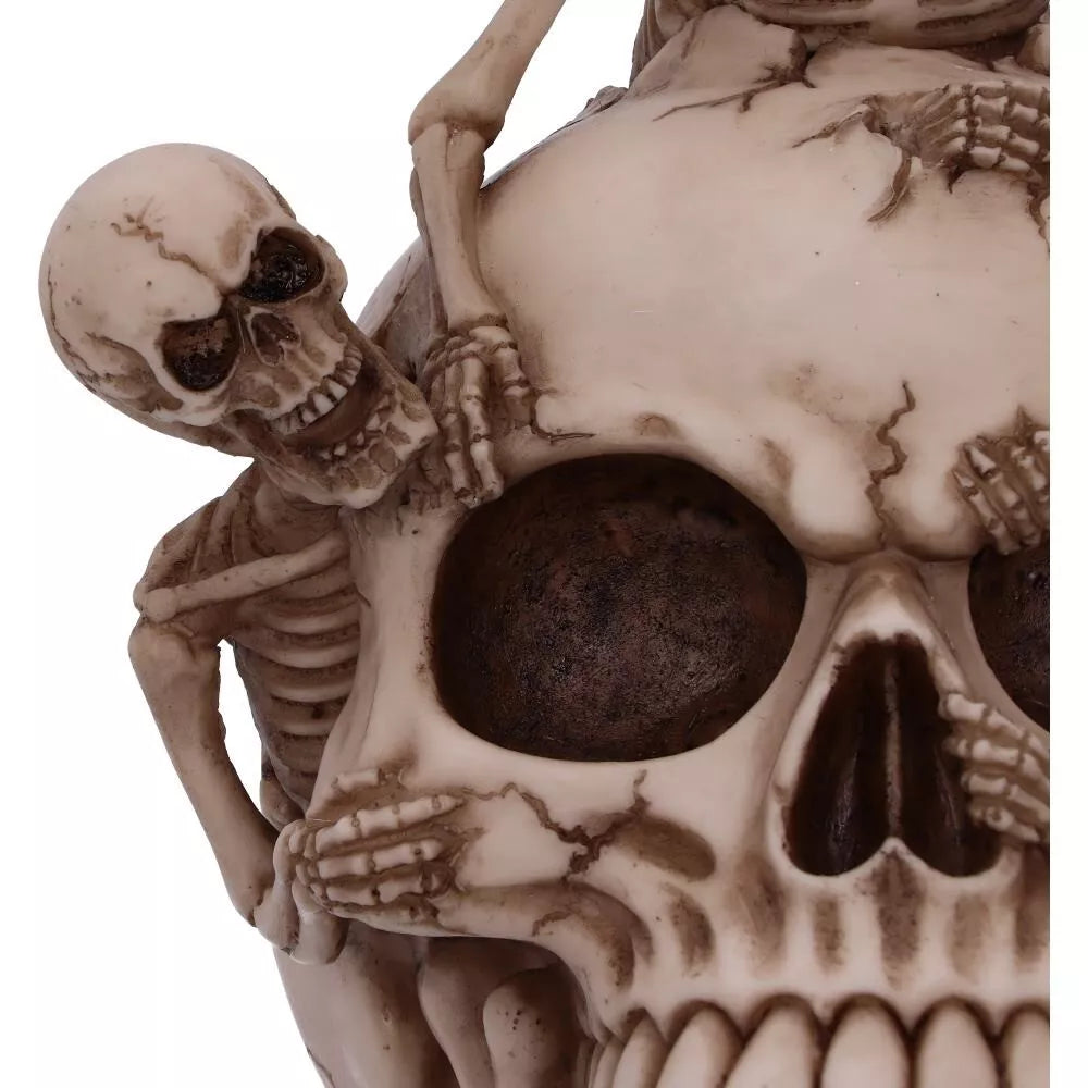 Nemesis Now Breaking Free Skeleton Emerging from Skull Ornament 17.7cm