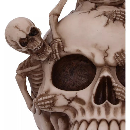 Nemesis Now Breaking Free Skeleton Emerging from Skull Ornament 17.7cm