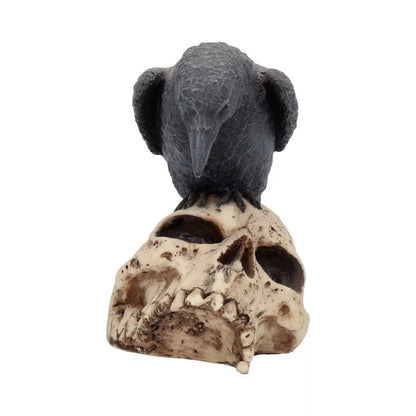 Nemesis Now Raven Remains Figurine Crow Skull Gothic Ornament 13cm