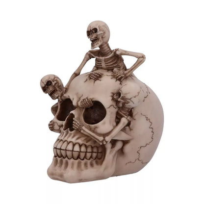 Nemesis Now Breaking Free Skeleton Emerging from Skull Ornament 17.7cm