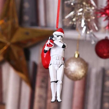 Nemesis Now Officially Licensed Stormtrooper Santa Sack Hanging Ornament 13cm