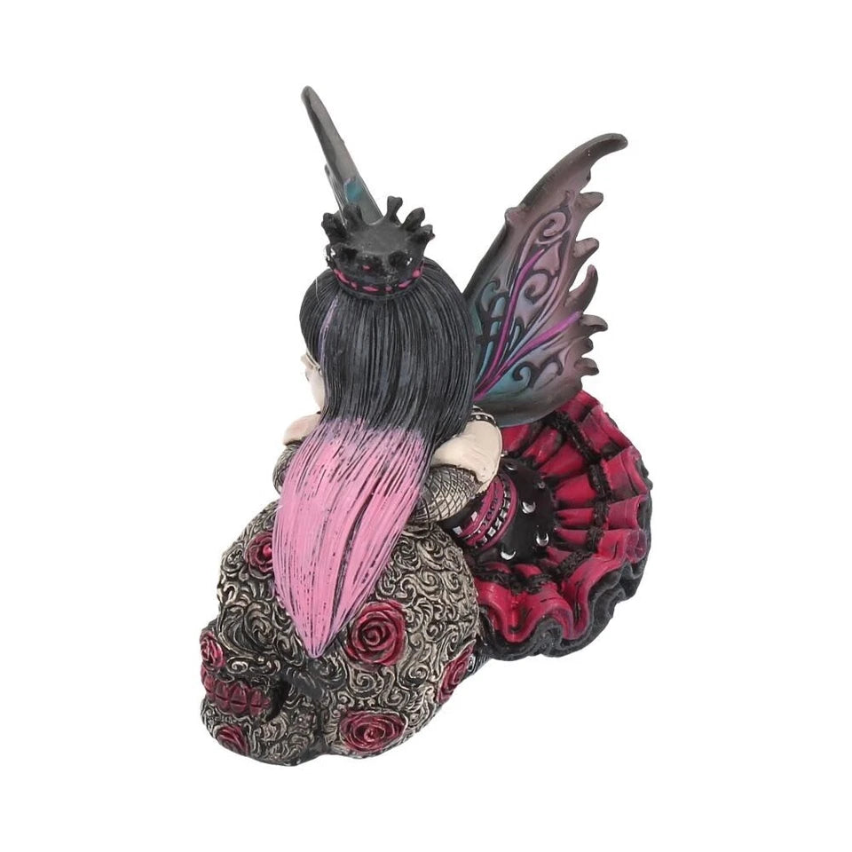 Nemesis Now Little Shadows Lolita Figurine Gothic Fairy and Sugar Skull Ornament 12cm