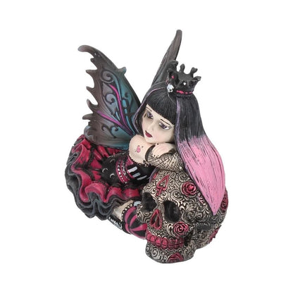 Nemesis Now Little Shadows Lolita Figurine Gothic Fairy and Sugar Skull Ornament 12cm