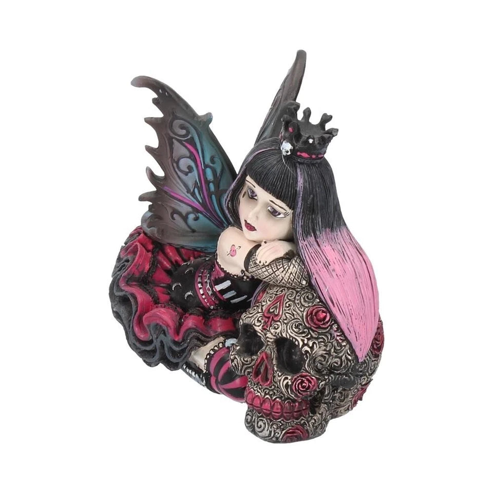 Nemesis Now Little Shadows Lolita Figurine Gothic Fairy and Sugar Skull Ornament 12cm