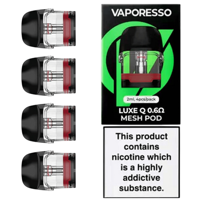Vaporesso Luxe Q Mesh Replacement Pods 4 Pack