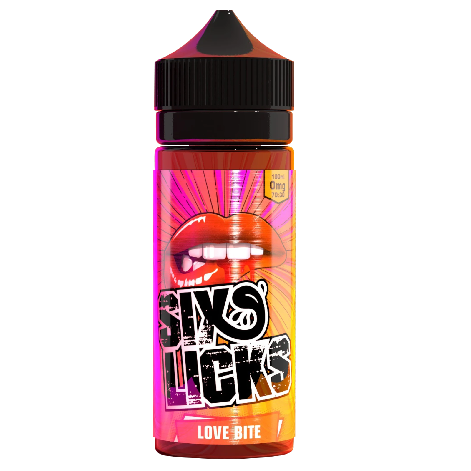 Six Licks 70:30 Shortfill 100ml/0mg