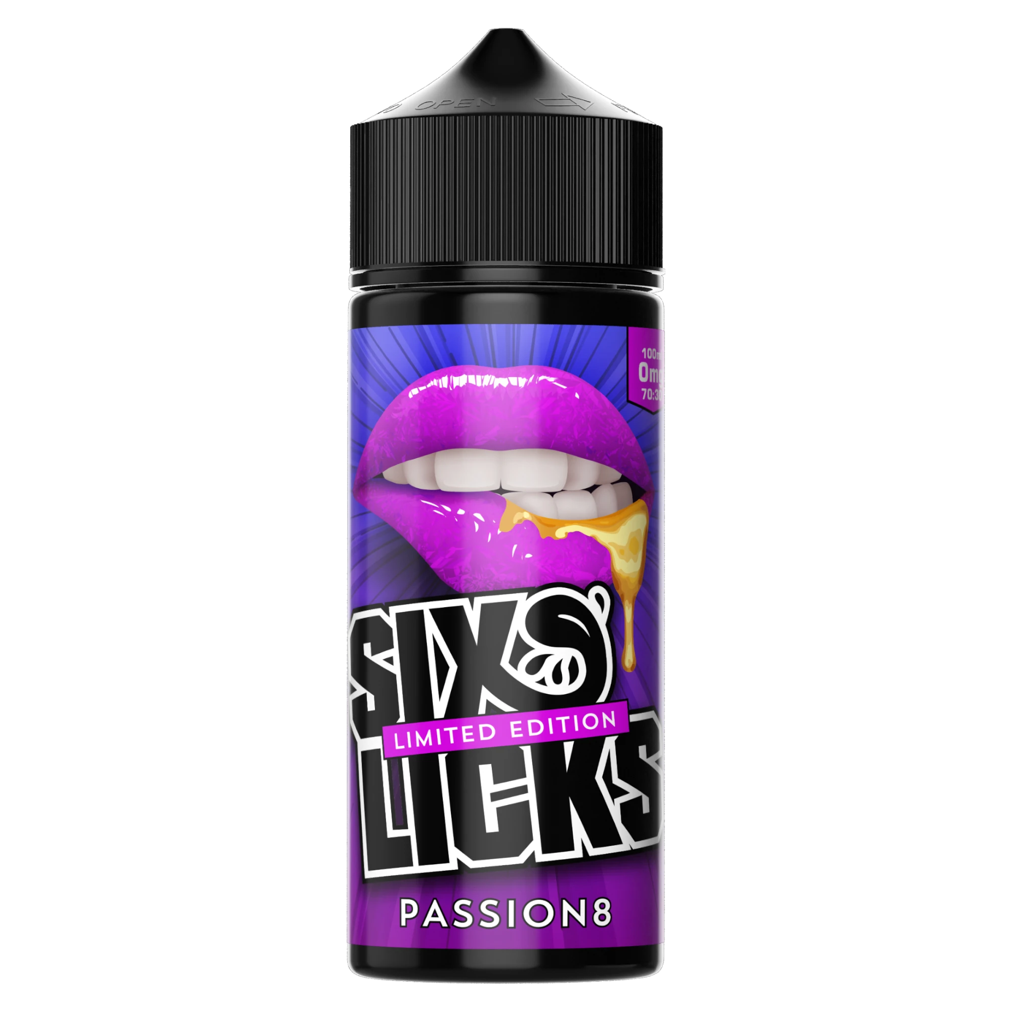 Six Licks 70:30 Shortfill 100ml/0mg