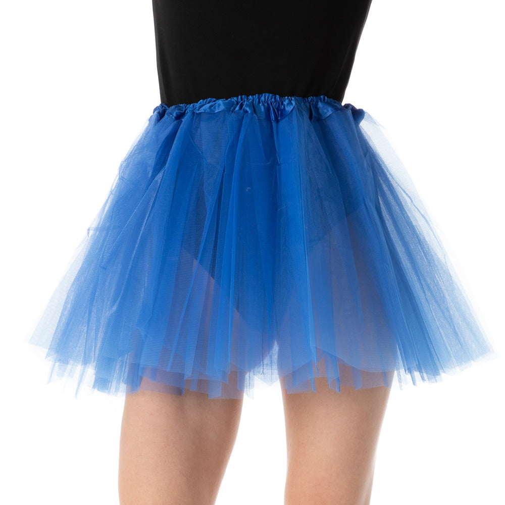 Stylex Party Blue Tutu Skirt 80s Fancy Dress Hen Night Dance Costume Accessory